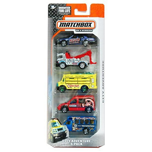 Jurassic World Movie Die Cast MATCHBOX MISSION FORCE VEHICLE 5 PK SET 1:64 2015 Jurassic World Movie Die Cast MATCHBOX MISSION FORCE VEHICLE 5 PK SET 1:64 2015